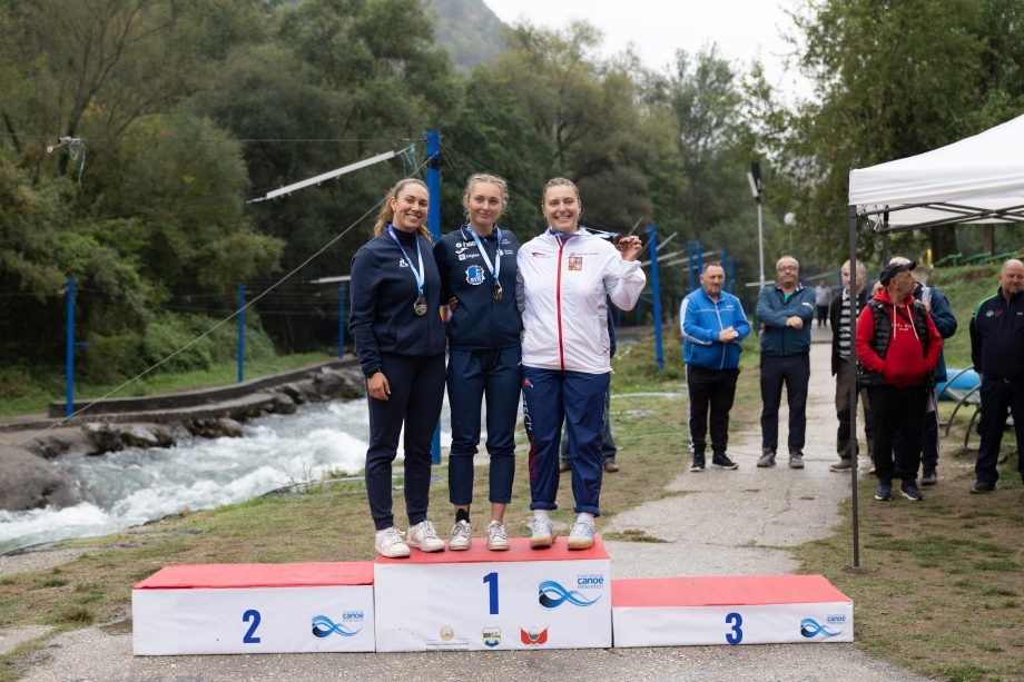 Ana Steblaj Slovenia Skopja 2025 wildwater canoeing