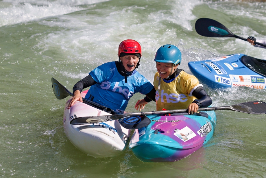 Andrea Herzog Momoka Nagasu kayak cross Tacen 2025 Japan Germany