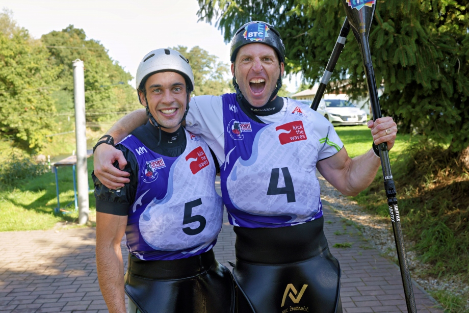 Anze Urankar and Nejc Znidarcic 2025 Slovenia Ceske Budejovice wildwater canoeing