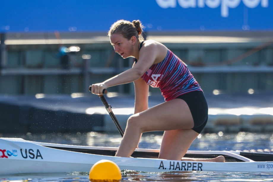 Audrey Harper united states canoe sprint Duisburg 2023