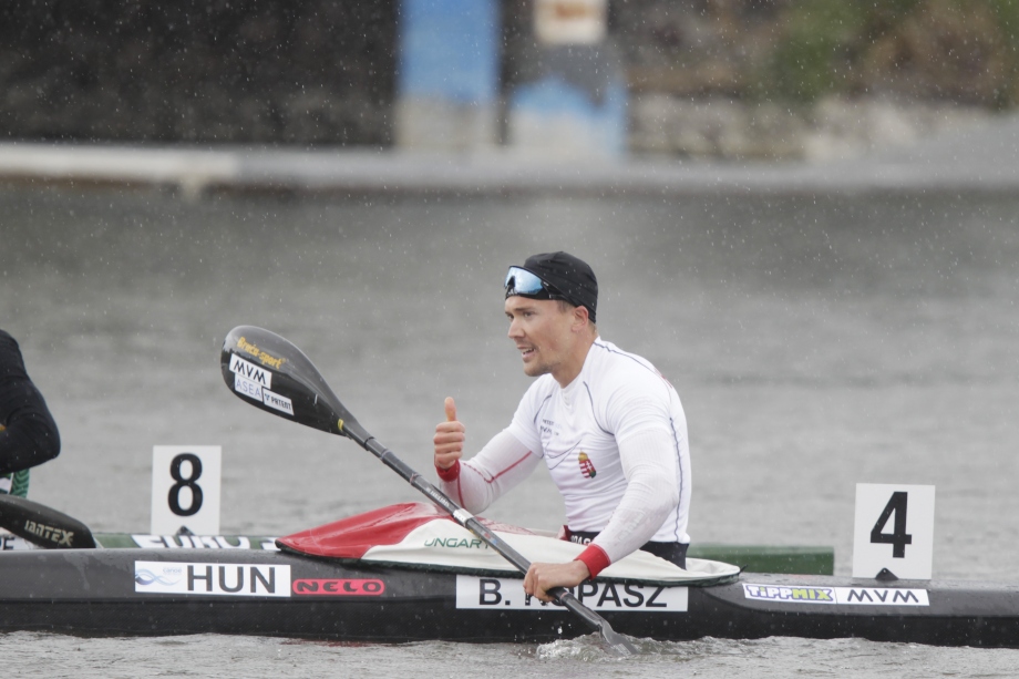 Balint Kopasz battled the elements to secure gold in Brandenburg Balint Kopasz Hungary kayak sprint Brandenburg 2026