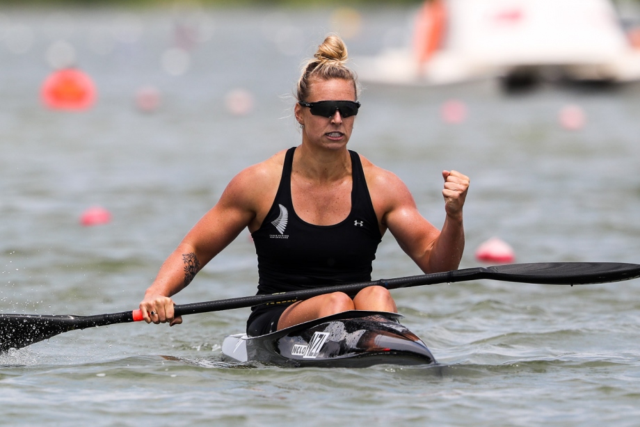 2018 ICF Canoe Sprint World Cup 1 Szeged Hungary <a href='/webservice/athleteprofile/51824' data-id='51824' target='_blank' class='athlete-link'>Caitlin Ryan</a> NZL