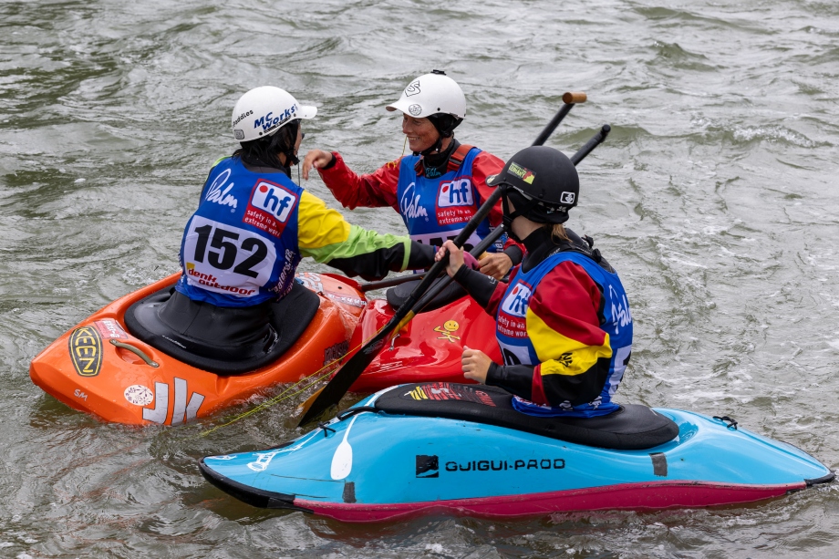 Canoe freestyle paddlers Plattling 2024
