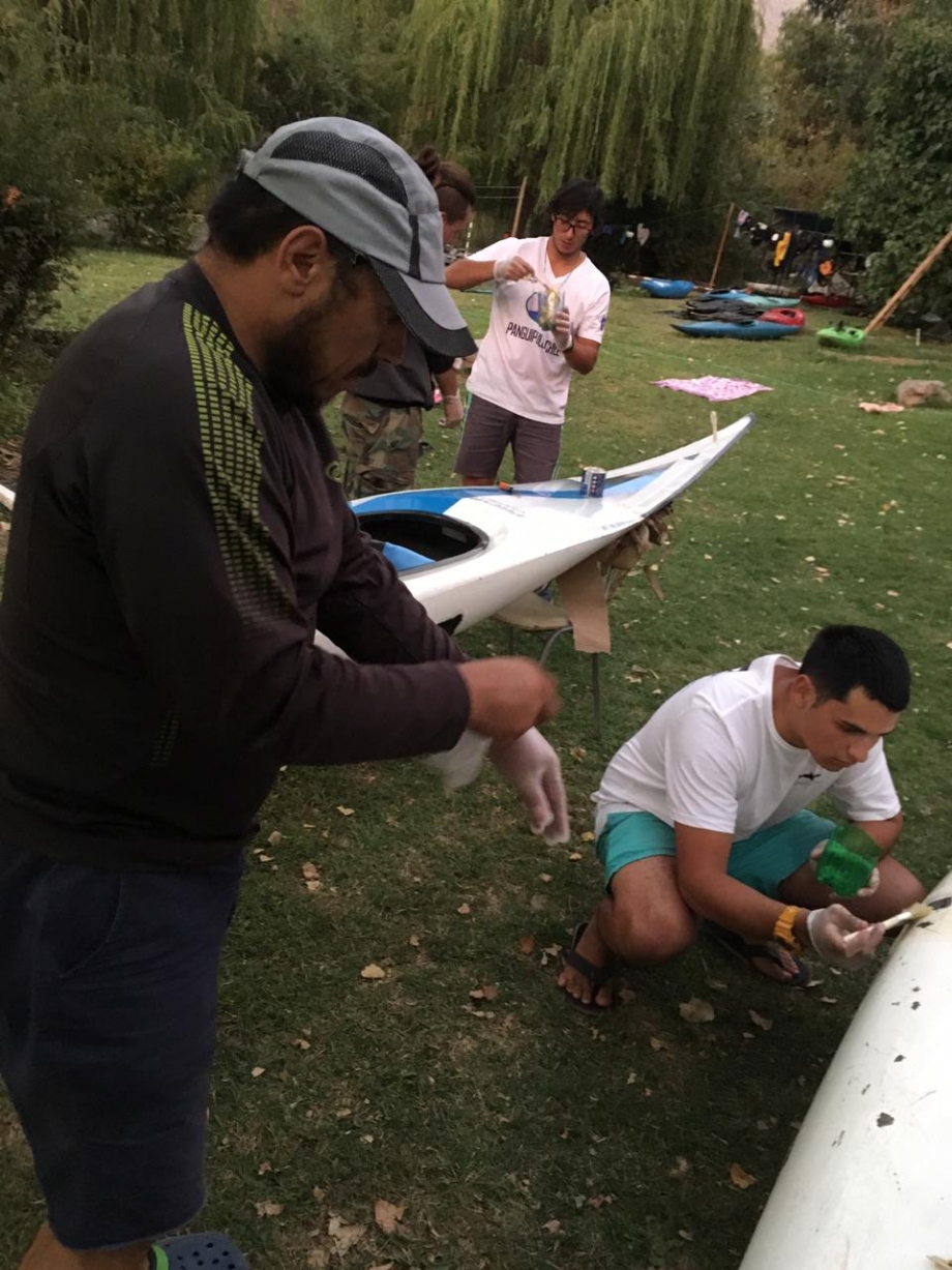 Canoe development course Chile