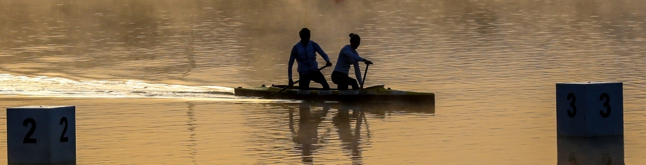 Canoe silhouette