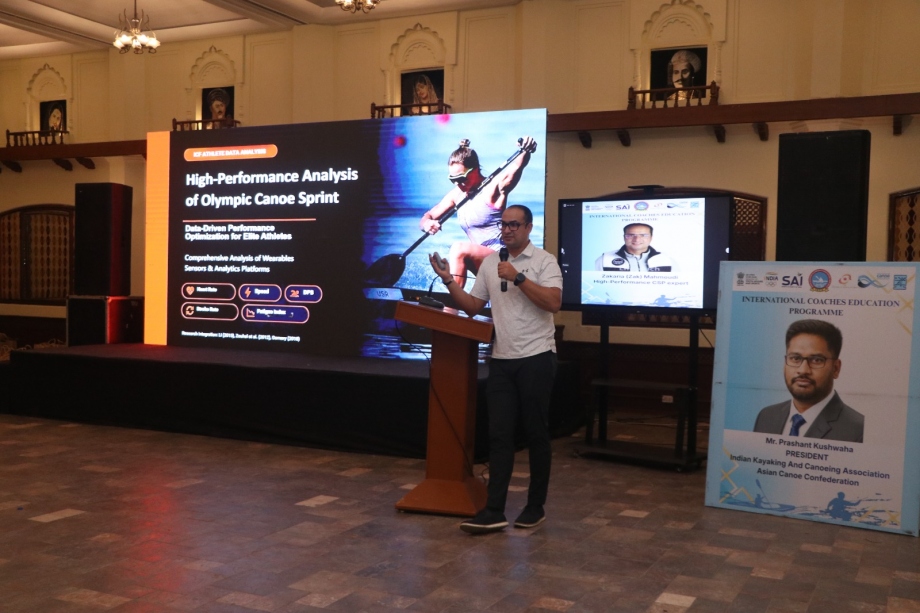 50+ coaches across India came together for canoe sprint seminary canoe sprint seminary bhopal india