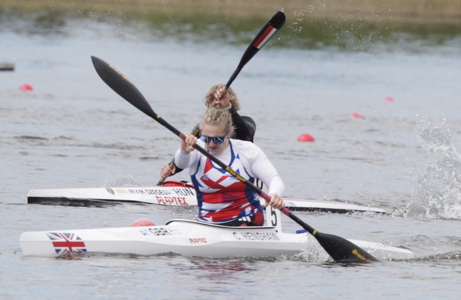 Charlotte Henshaw added another gold medal to her collection Charlotte Henshaw Paracanoe Great Britain Brandenburg 2026