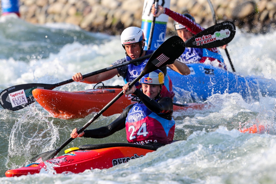Evy Leibfarth kayak cross slalom Olympics Paris United States 2