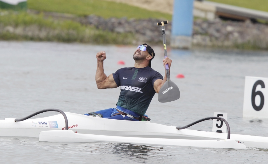 Brazil's Fernando Rufino de Paulo struck gold in Brandenburg Fernando Rufino de Paulo Brazil Paracanoe Brandenburg 2026