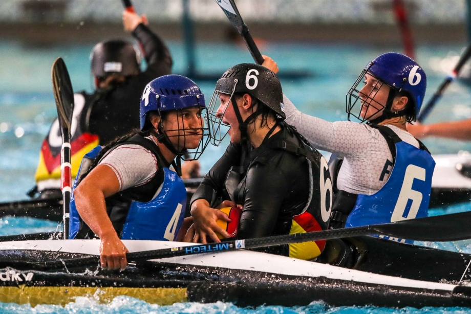 France Germany canoe polo women Birmingham 2022