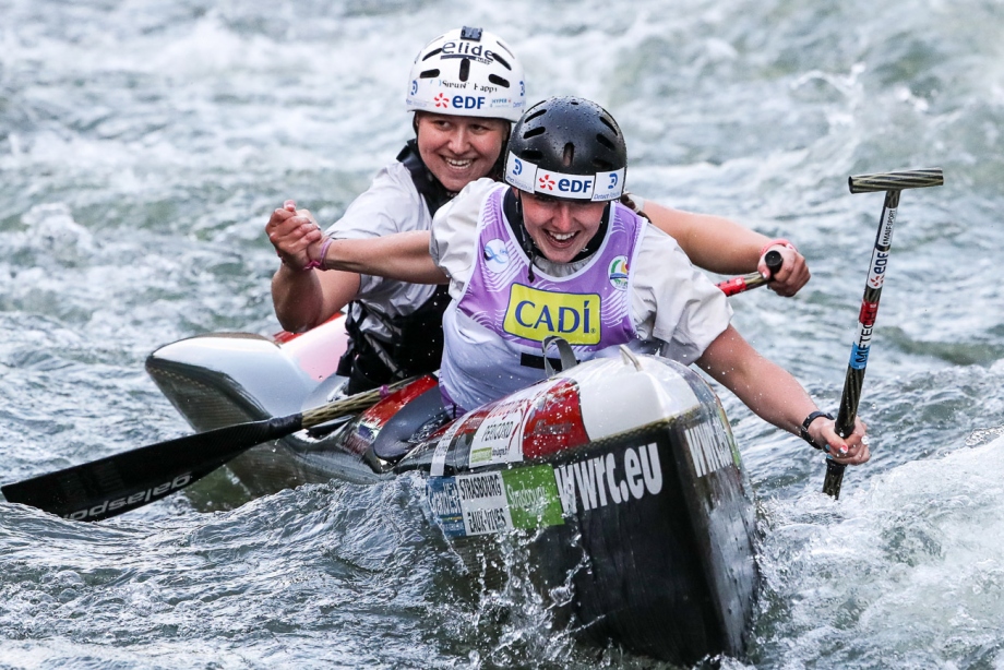 France women C2 Gaubert Beziat wildwater La Seu 2019