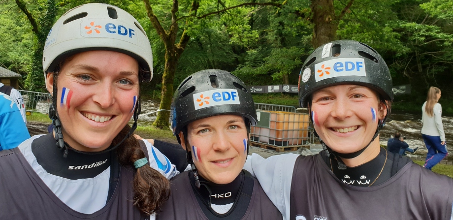 France women K1 team wildwater classic Treignac 2022