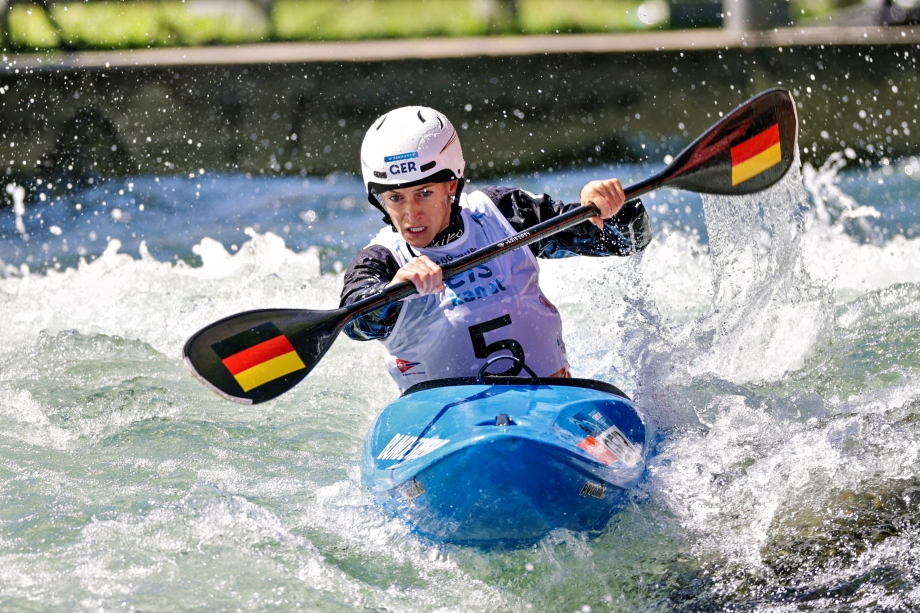 Funk takes gold in womens kayak cross individual Funk KCI