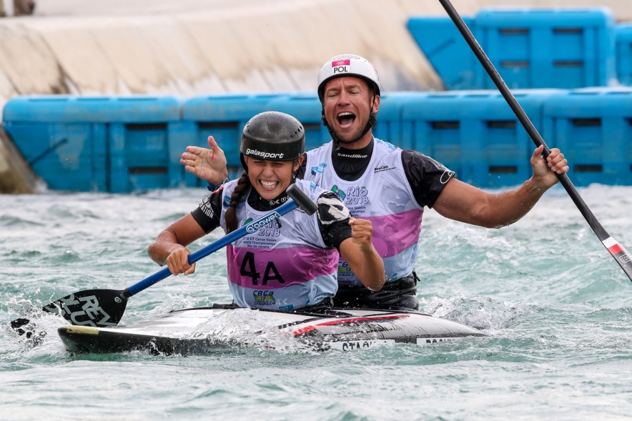 2018 ICF Canoe Slalom World Championships Rio Brazil Marcin Pochwala - Aleksandra Stach POL