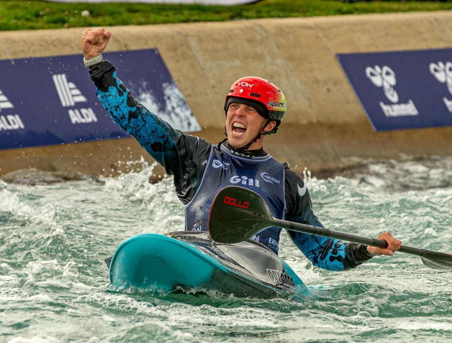 GB Joe Clarke kayak cross Lee Valley 2023