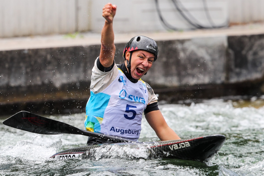 Germany Andrea Herzog slalom Augsburg 2022