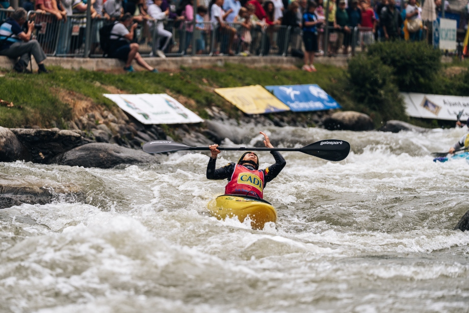 Germany Elena Lilik kayak cross La Seu 2023