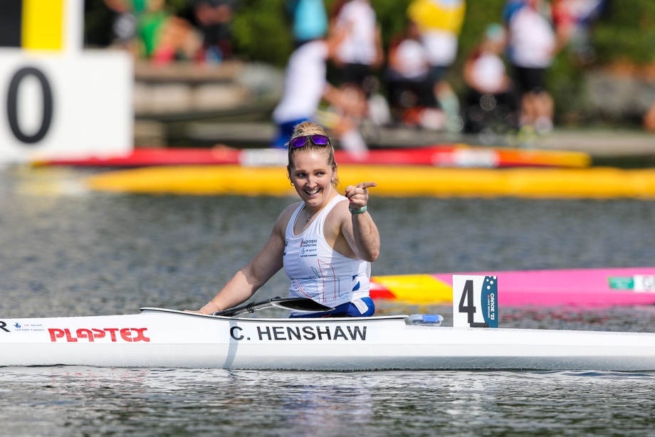 Great Britain Charlotte Henshaw paracanoe Dartmouth 2022