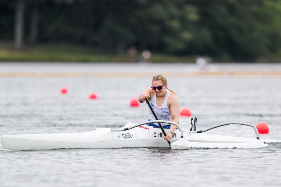 Great Britain Charlotte Henshaw paracanoe Dartmouth 2022