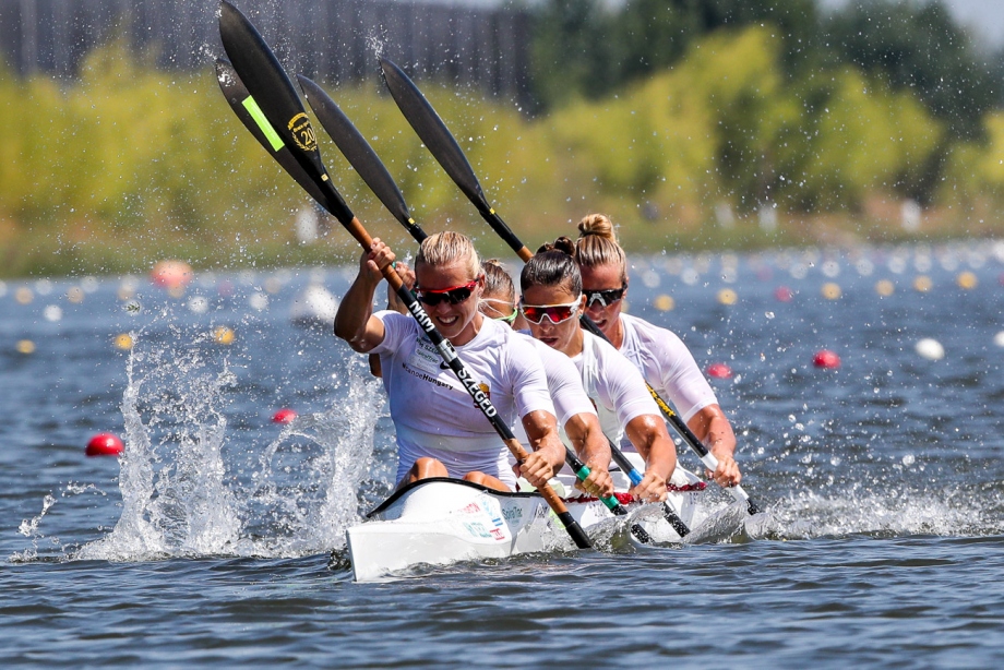 Hungary women K4 Montemor 2018 gold