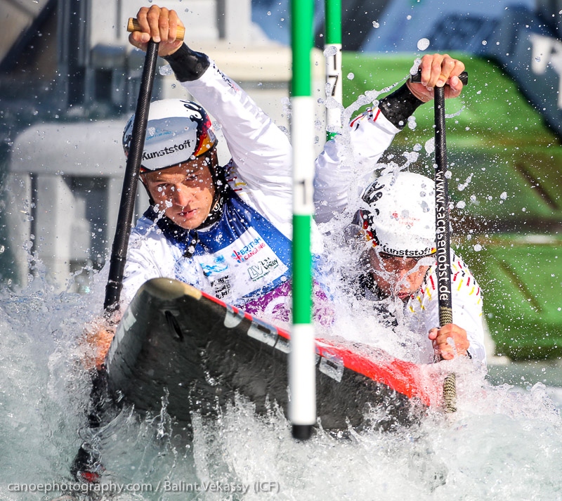 ICF Planet Canoe #ICFslalom Balint Vekassy @gregiej Rio2016 Canoe Slalom C1M C2M