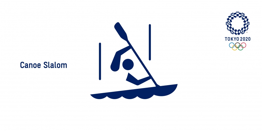 Tokyo 2020 Olympics Canoe Slalom Pictogram