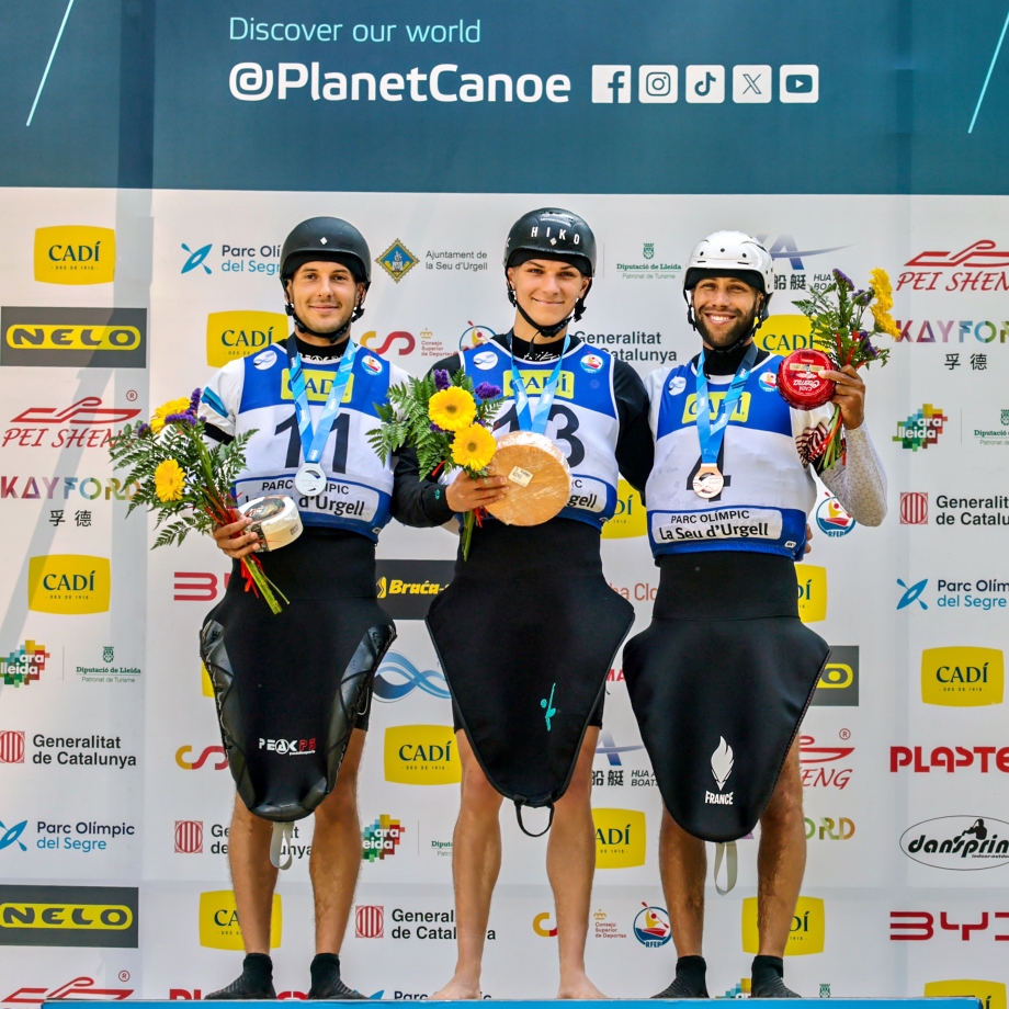 Paddlers loved the introduction of individual kayak cross medals