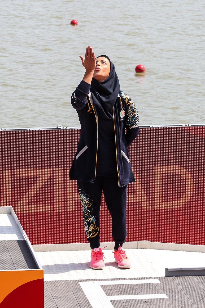 Iran <a href='/webservice/athleteprofile/55619' data-id='55619' target='_blank' class='athlete-link'>Shahla Behrouzirad</a> paracanoe world championships Szeged 2019