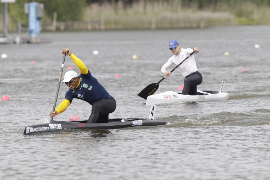 Brazil's Isaquias Guimaraes Queiroz came out on top Isaquias Guimaraes Queiroz Brazil canoe sprint Brandenburg 2026
