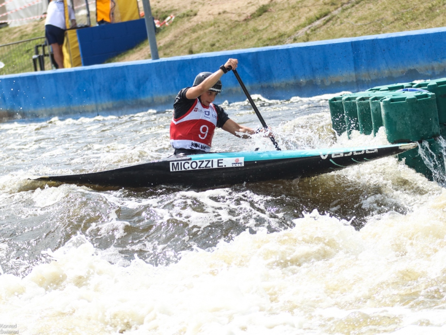 Italy <a href='/webservice/athleteprofile/84644' data-id='84644' target='_blank' class='athlete-link'>Elena Micozzi</a> C1 junior slalom world championships Krakow 2019