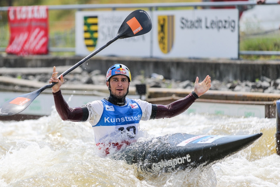 2021 ICF Canoe Slalom World Cup Markkleeberg Jakub GRIGAR