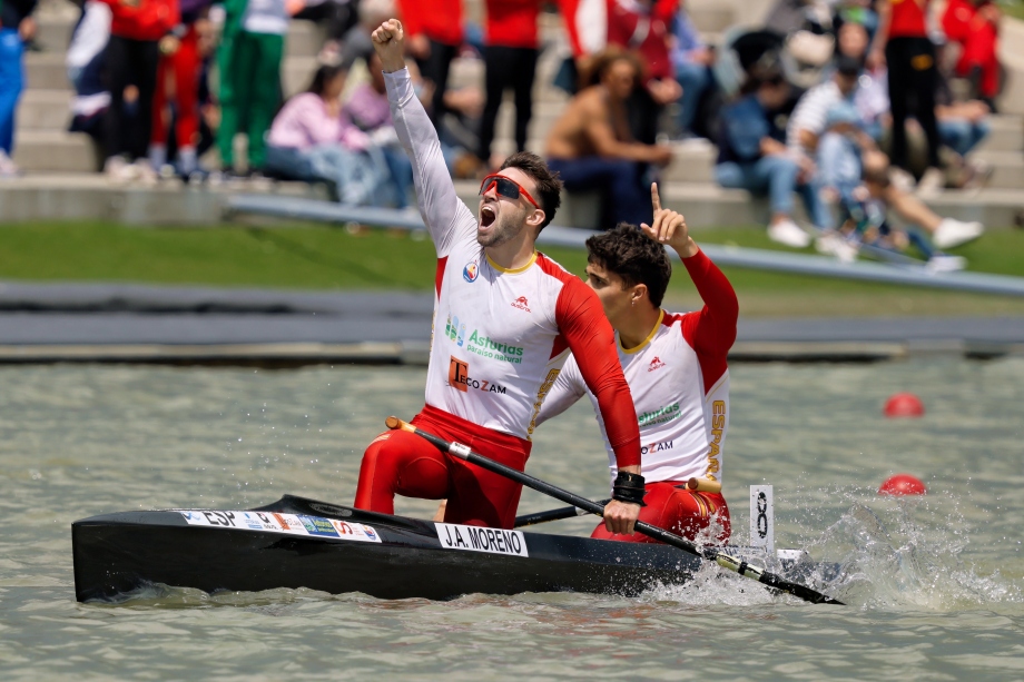 Joan Antoni Moreno Diego Dominguez Spain canoe sprint Szeged 2025