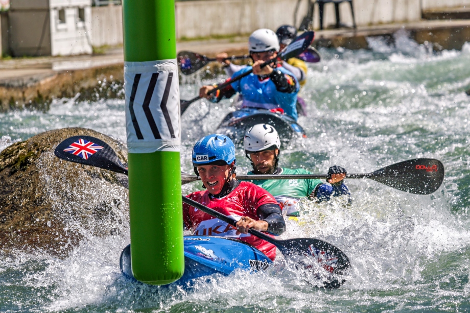 Clarke takes gold in kayak cross joseph clarke Augsburg