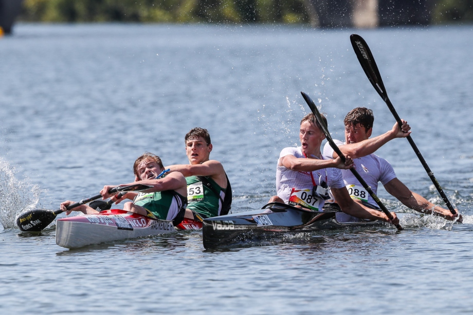 Finish men K2 juniors world championships marathon 2018