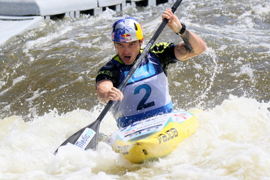 first medals decided at european slalom championships