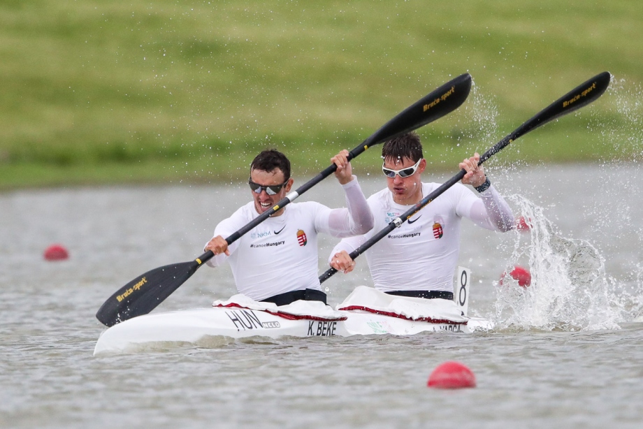 2021 Canoe Sprint European Olympic Qualifier Kornel BEKE, Adam VARGA