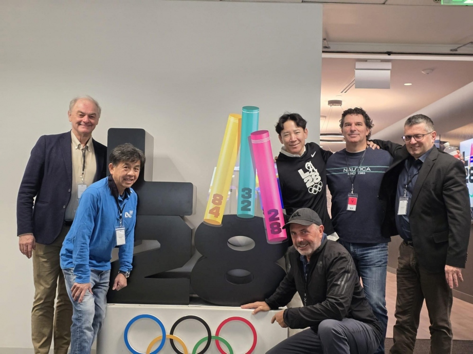 The ICF had fruitful meetings at the LA28 offices LA28 site visit ICF canoe kayak January 2026