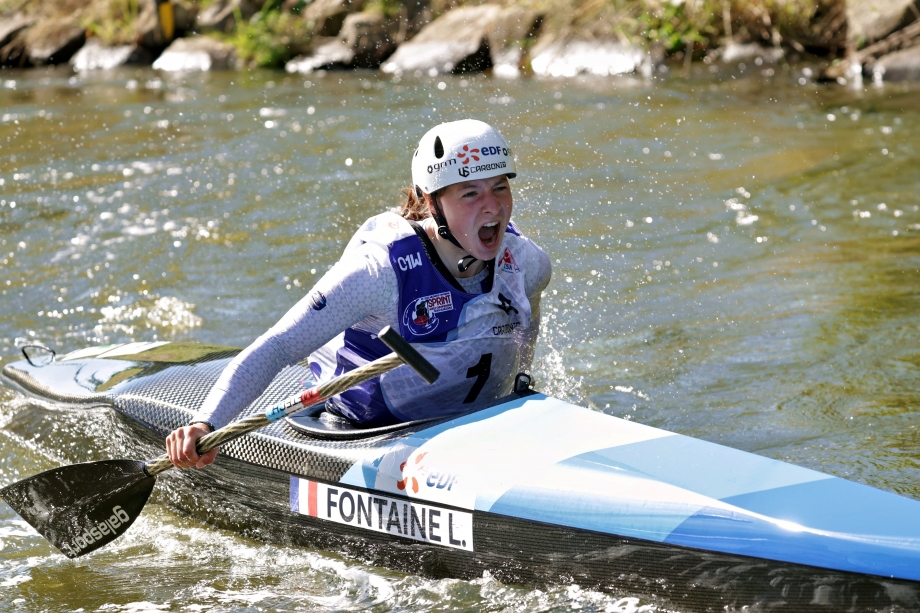 Laura Fontaine France 2025 Ceske Budejovice wildwater canoeing