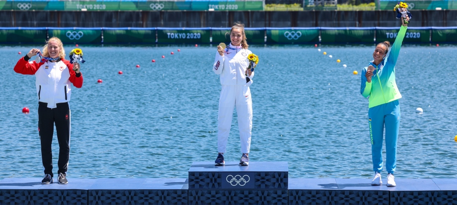 Harrison won two Olympic medals and decided to take a year off Nevin Harrison gold Tokyo 2020