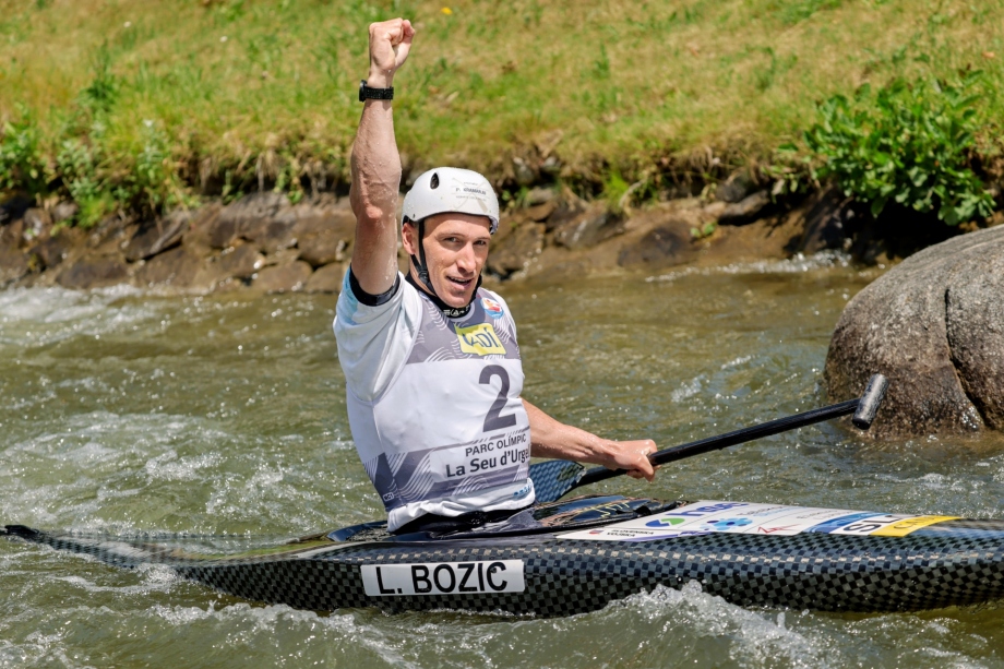 Luka Bozic won his first World Cup medal since 2023