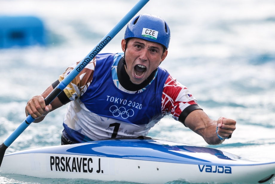 Czech Republic Jiri Prskavec kayak gold Tokyo Olympics