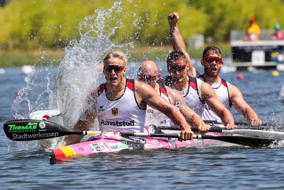 Germany men K4 2018 Montemor World Championships