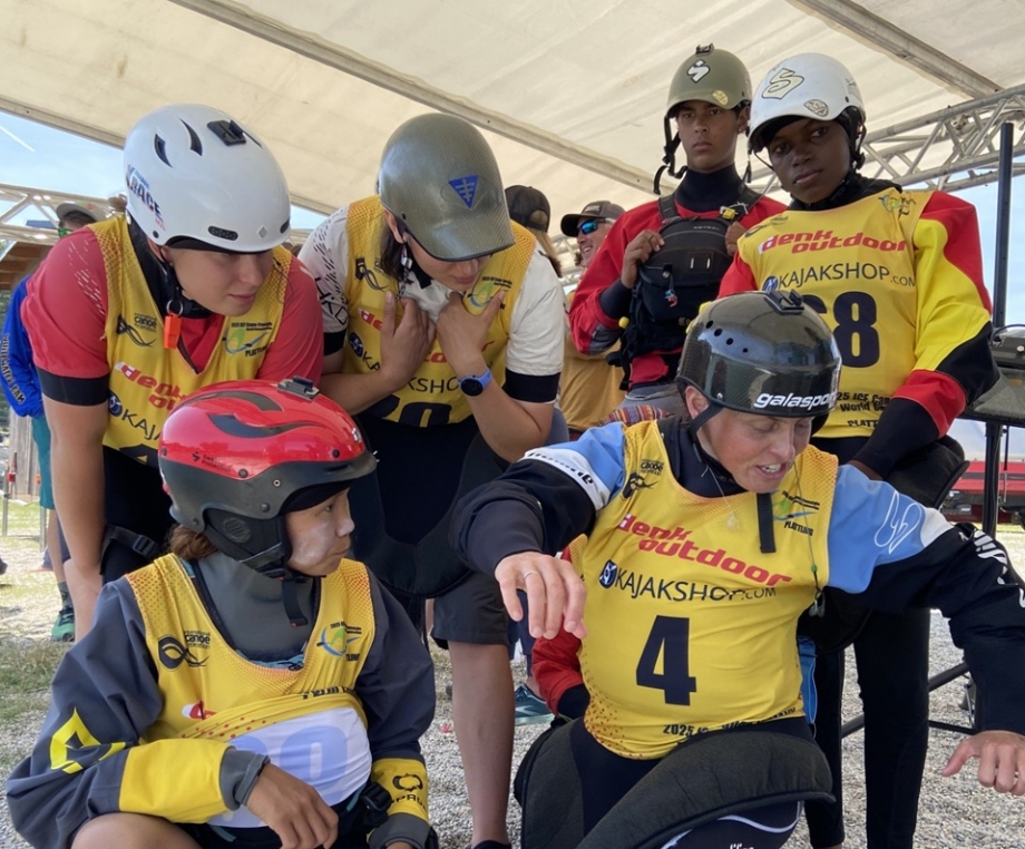 ICF Development camp athletes 2025 Plattling