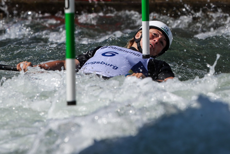 Italy Stefanie Horn Augsburg slalom 2022