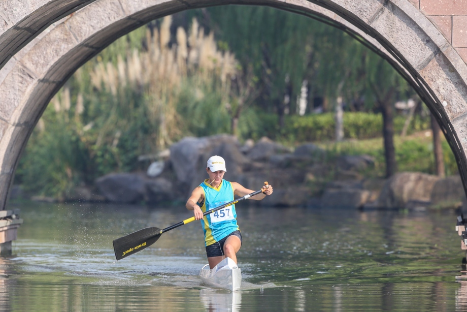 Ukraine <a href='/webservice/athleteprofile/53283' data-id='53283' target='_blank' class='athlete-link'>Liudmyla Babak</a> canoe marathon Shaoxing 2019