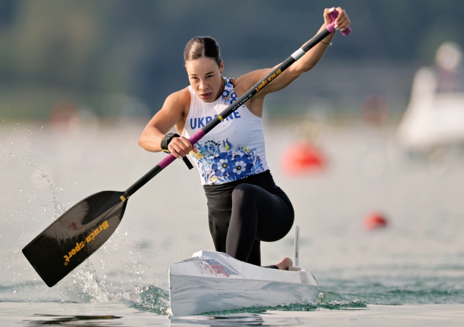 Liudmyla Luzan was in sensational form in Miln Liudmyla Luzan Ukraine canoe sprint Milan 2025