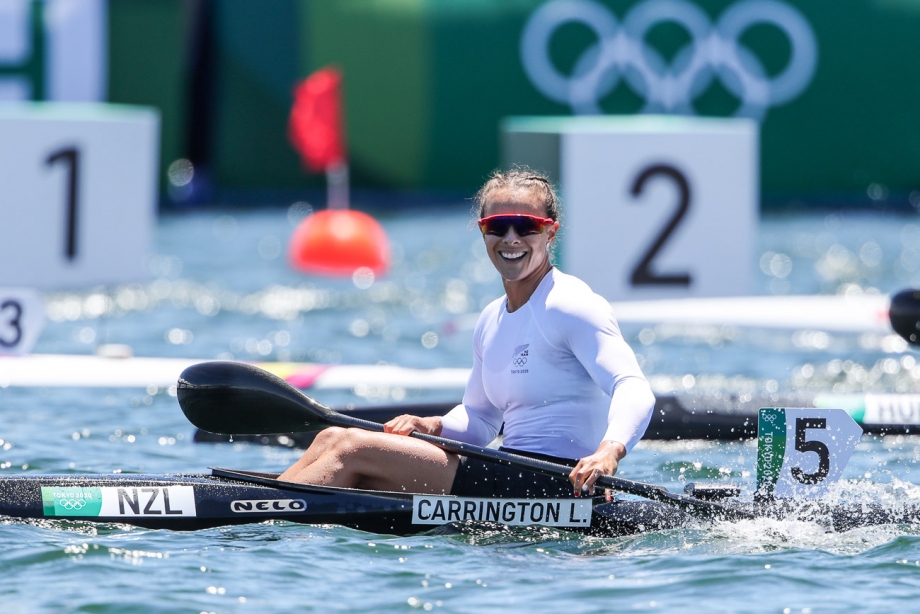 New Zealand Lisa Carrington K1 200 Tokyo Olympics