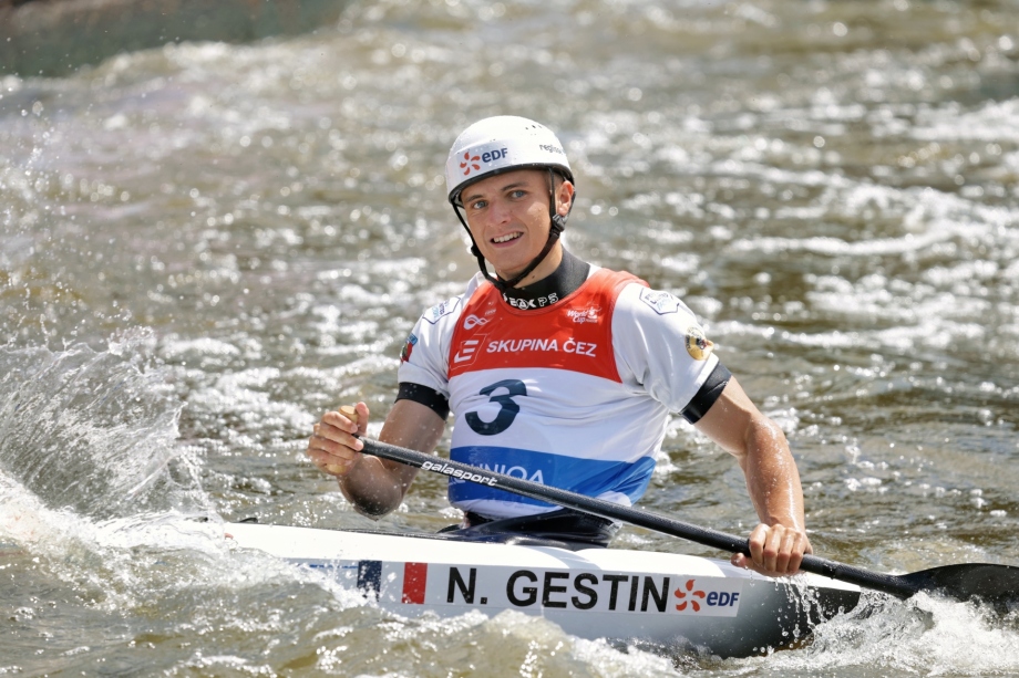 Nicolas Gestin proved unbeatable in the men's C1