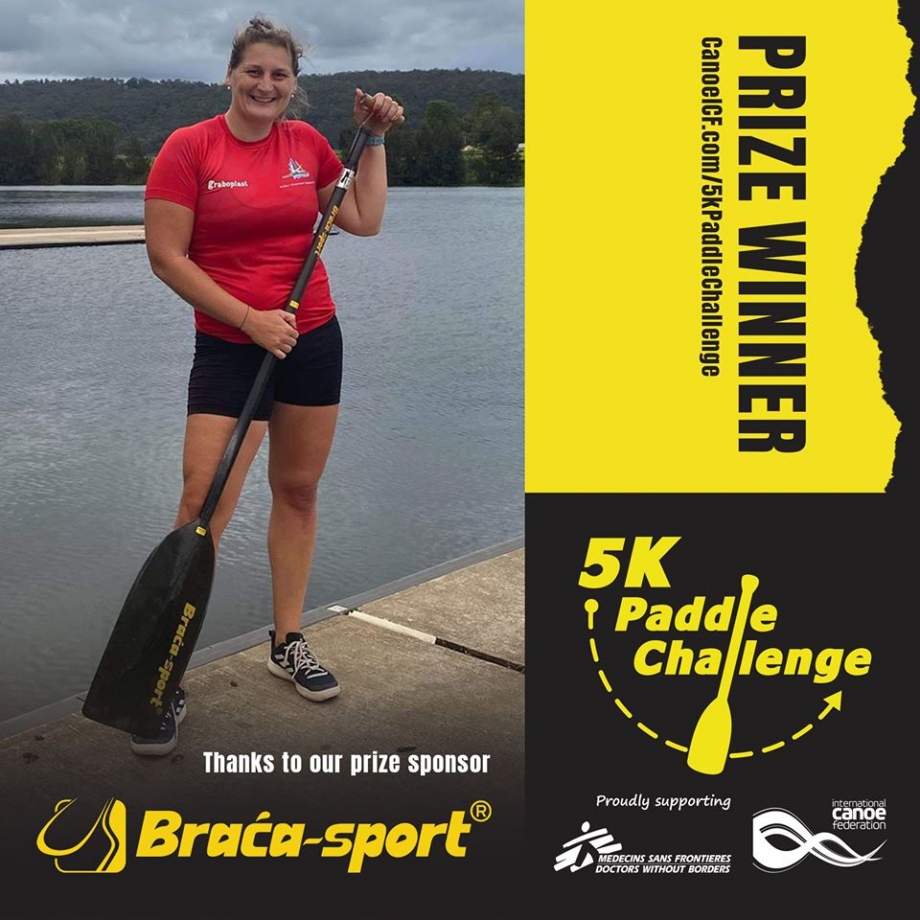 Australia <a href='/webservice/athleteprofile/63448' data-id='63448' target='_blank' class='athlete-link'>Reka Abraham</a> paddle challenge