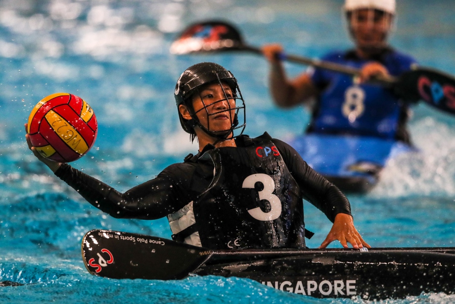 Singapore canoe polo Birmingham World Games 2022